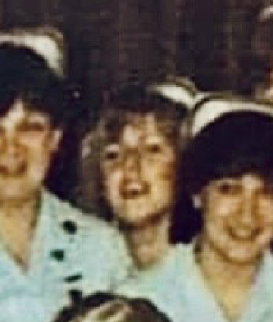 Eileen Stringer as a trainee nurse.