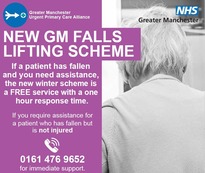 poster with details on who to contact