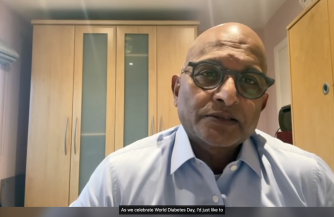 Naresh delivers his video message