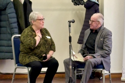 Susan Mason with a person with lived experience of COPD