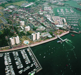 Gosport aerial image