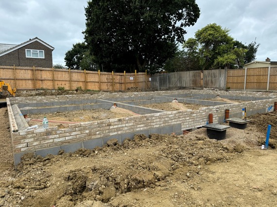 glebe drive council homes building