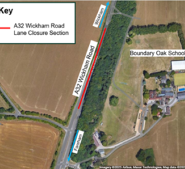 A32 road closure