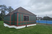 Privett Park redecorated pavilion