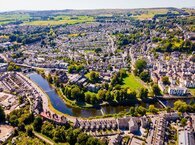 Aerial view of Kendal