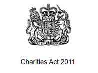 Lion and unicorn crest above the words 'Charities Act 2011'.