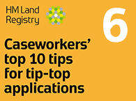 Caseworkers' top 10 tips for tip top applications 6