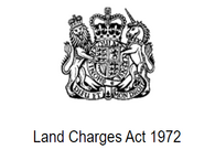 Section of the introductory page of the Land Charges Act 1972.