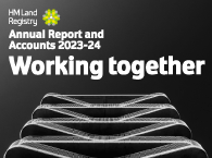 The cover of the report displaying an image of an apartment block and the title 'Working together'.