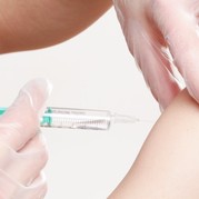 Picture of someone being vaccinated