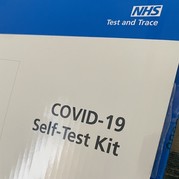 Picture of a home testing kit box