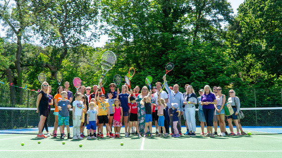 Tennis courts open official