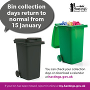 Bins back to normal