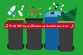 christmas recycling