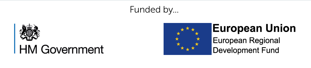 Funded by HM Government and the European Regional Development Fund