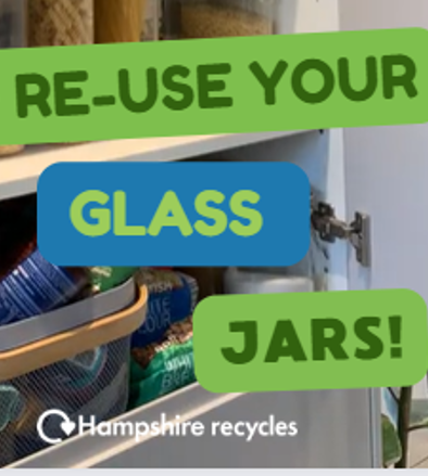 Re-use your glass jars