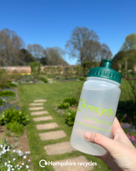 Refillable water bottle