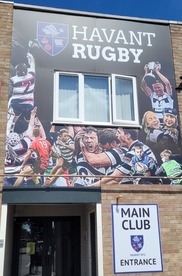 Main entrance to Havant Rugby Club