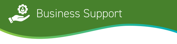 Business support subheader