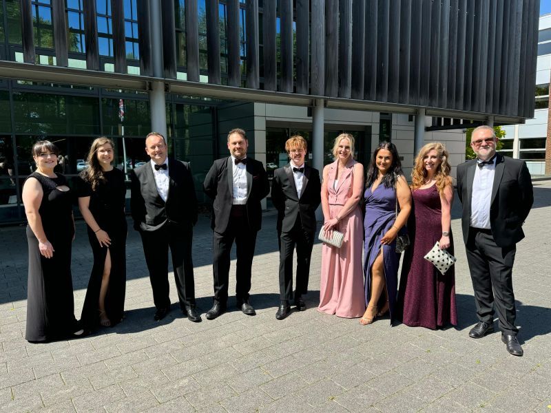 Economic Development Team dressed for LGC awards