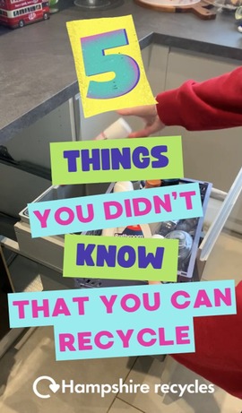 Things you didn't know that you can recycle