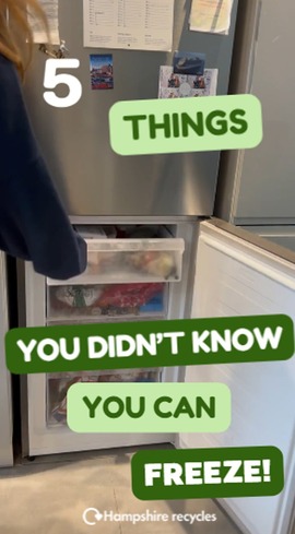 Five things you didn't know you can freeze