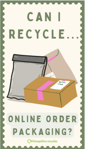 Can I recycle online order packaging?