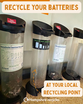 Recycle your batteries