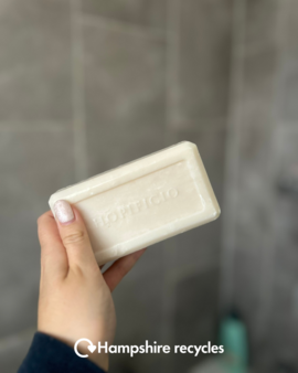 Swap your body wash for a solid soap bar