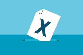 Ballot in a box