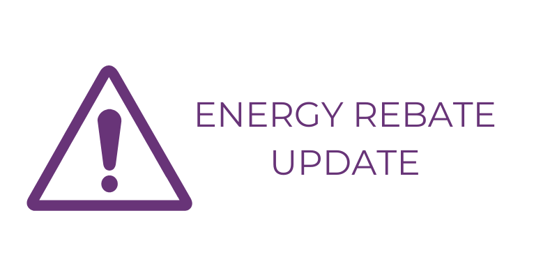 Energy Rebate update
