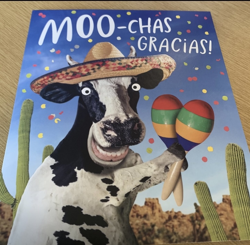 thank you card
