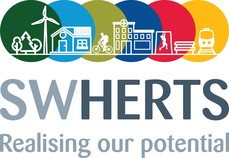 The logo of SW Herts Plan