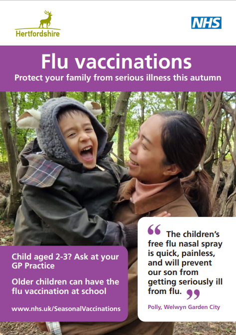 Flu Vaccination flyer