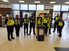 Police at an Operation Sceptre engagement
