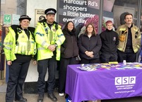 Members of the Hertsmere CSP at a community engagement in Bushey