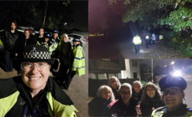 Walkers at the Walk and Talk events