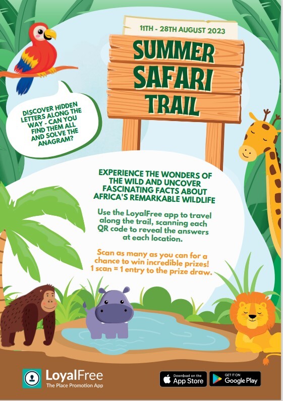 Loyal Free Summer Safari Trail Poster