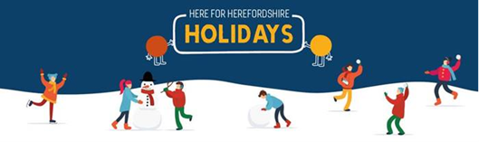 Here for Herefordshire Holidays Festive Image