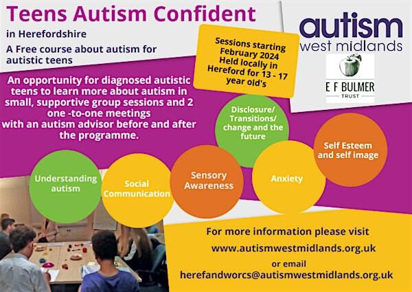 Teens autism confidence course promo