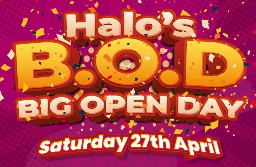 Halo's big open day promotional image