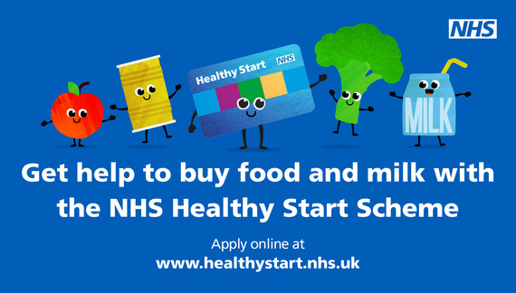 NHS healthy start promotional banner