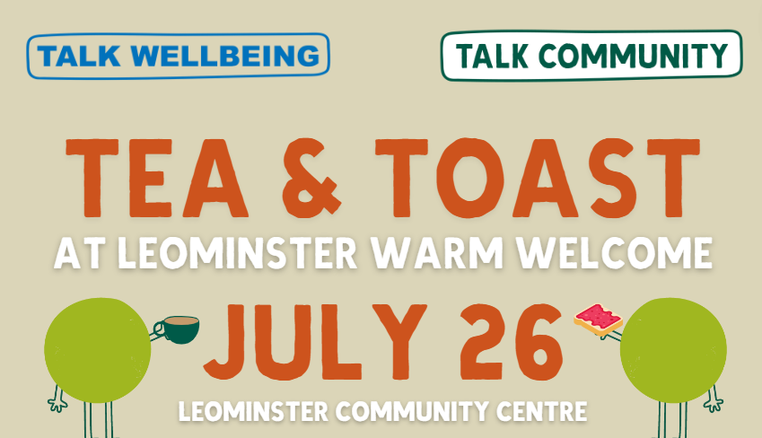 Tea and toast promotional banner