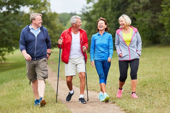 a group of walkers