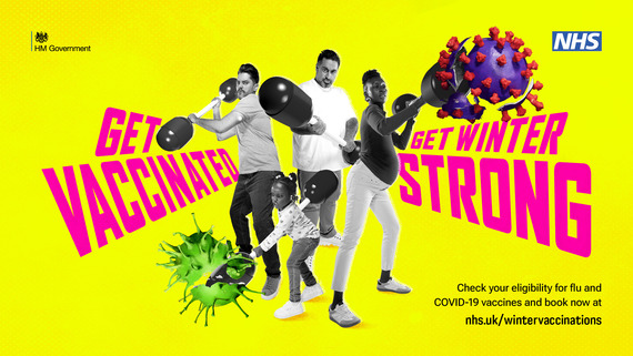 NHS 'Get Winter Strong' promotional banner