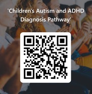 QR code for ADHD and Autism Pathway event