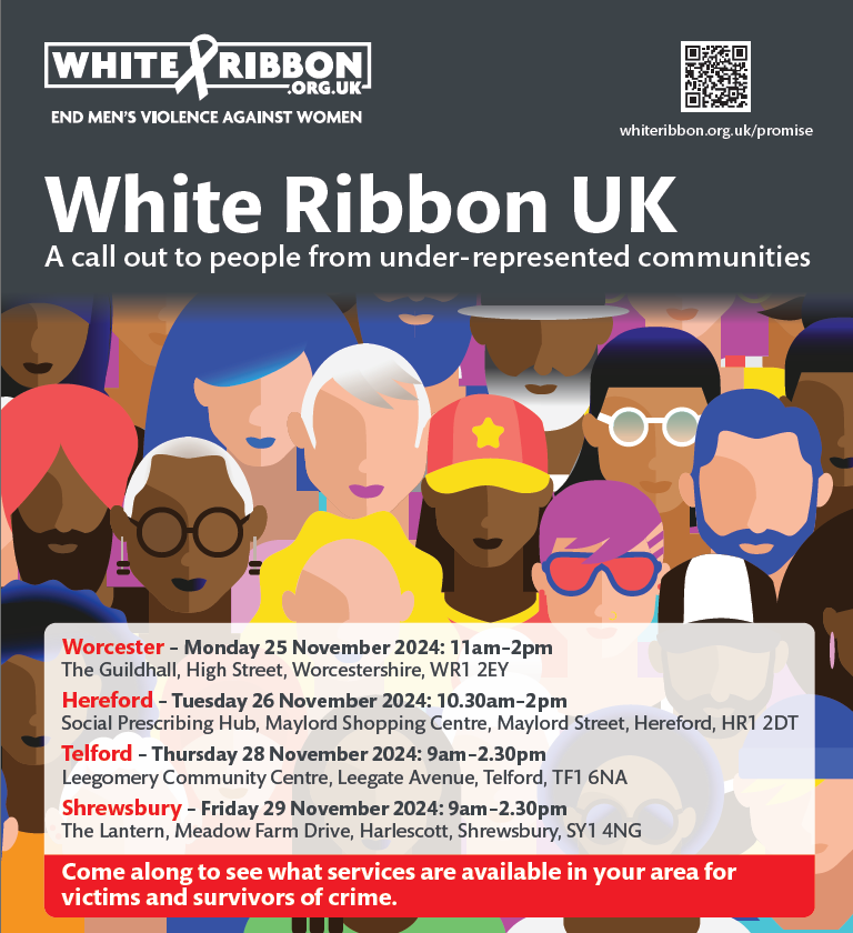 White Ribbon promotional poster