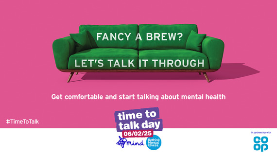 time to talk day promotional banner