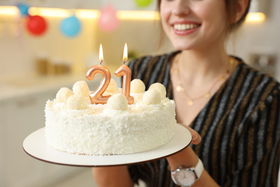 21st Birthday cake image