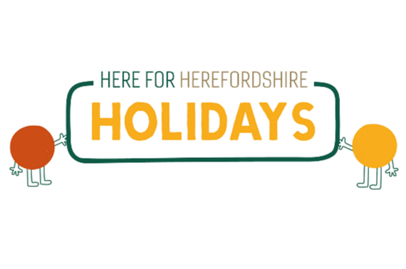 here for herefordshire holidays logo